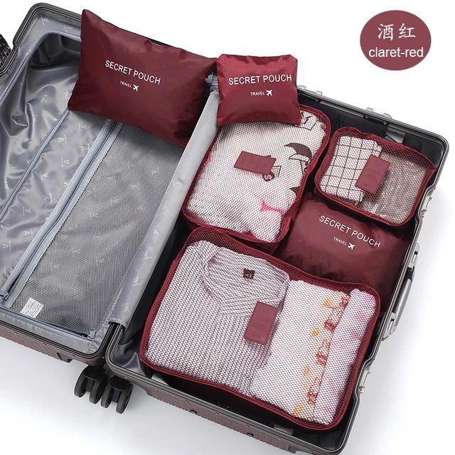 ✨BOLSAS ORGANIZADORAS DE VIAJE (SET X6 BOLSAS)✨