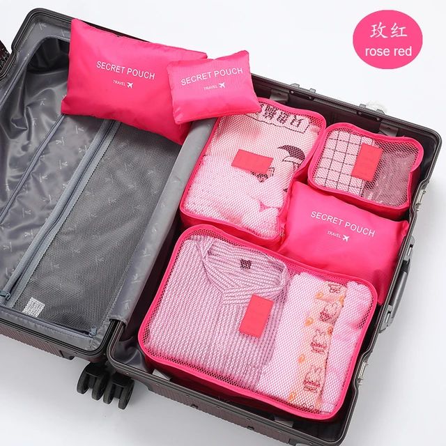 ✨BOLSAS ORGANIZADORAS DE VIAJE (SET X6 BOLSAS)✨