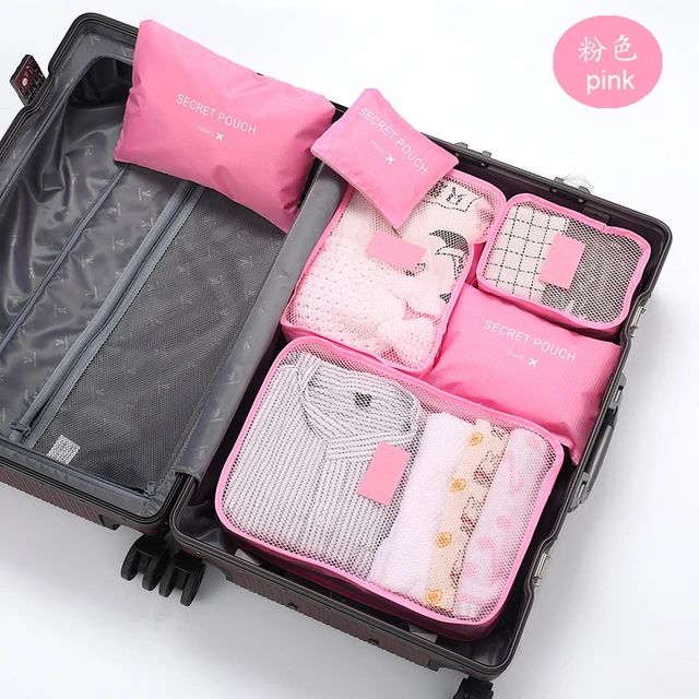 ✨BOLSAS ORGANIZADORAS DE VIAJE (SET X6 BOLSAS)✨