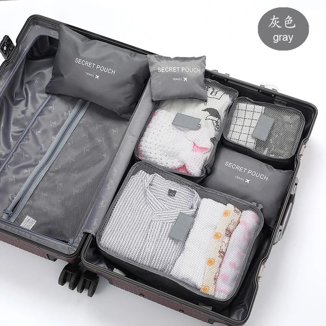 ✨BOLSAS ORGANIZADORAS DE VIAJE (SET X6 BOLSAS)✨