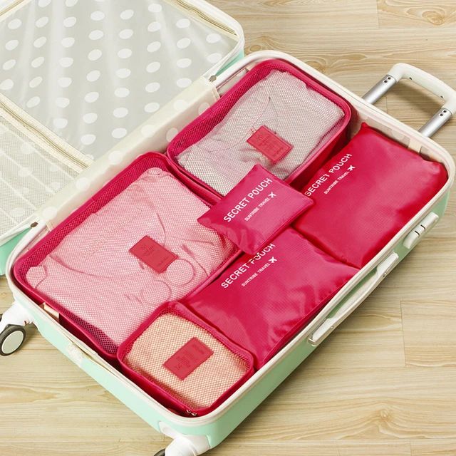 ✨BOLSAS ORGANIZADORAS DE VIAJE (SET X6 BOLSAS)✨