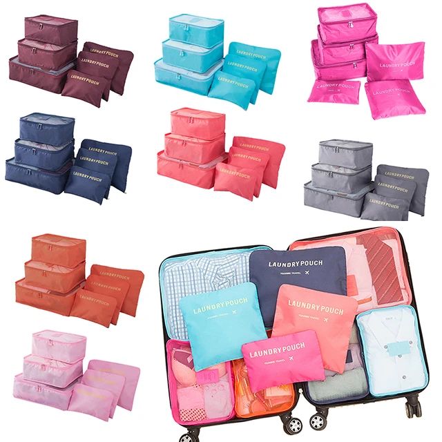 ✨BOLSAS ORGANIZADORAS DE VIAJE (SET X6 BOLSAS)✨