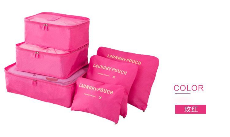 ✨BOLSAS ORGANIZADORAS DE VIAJE (SET X6 BOLSAS)✨