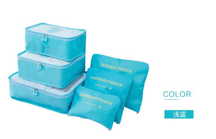✨BOLSAS ORGANIZADORAS DE VIAJE (SET X6 BOLSAS)✨