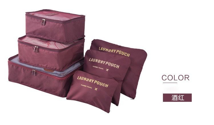 ✨BOLSAS ORGANIZADORAS DE VIAJE (SET X6 BOLSAS)✨
