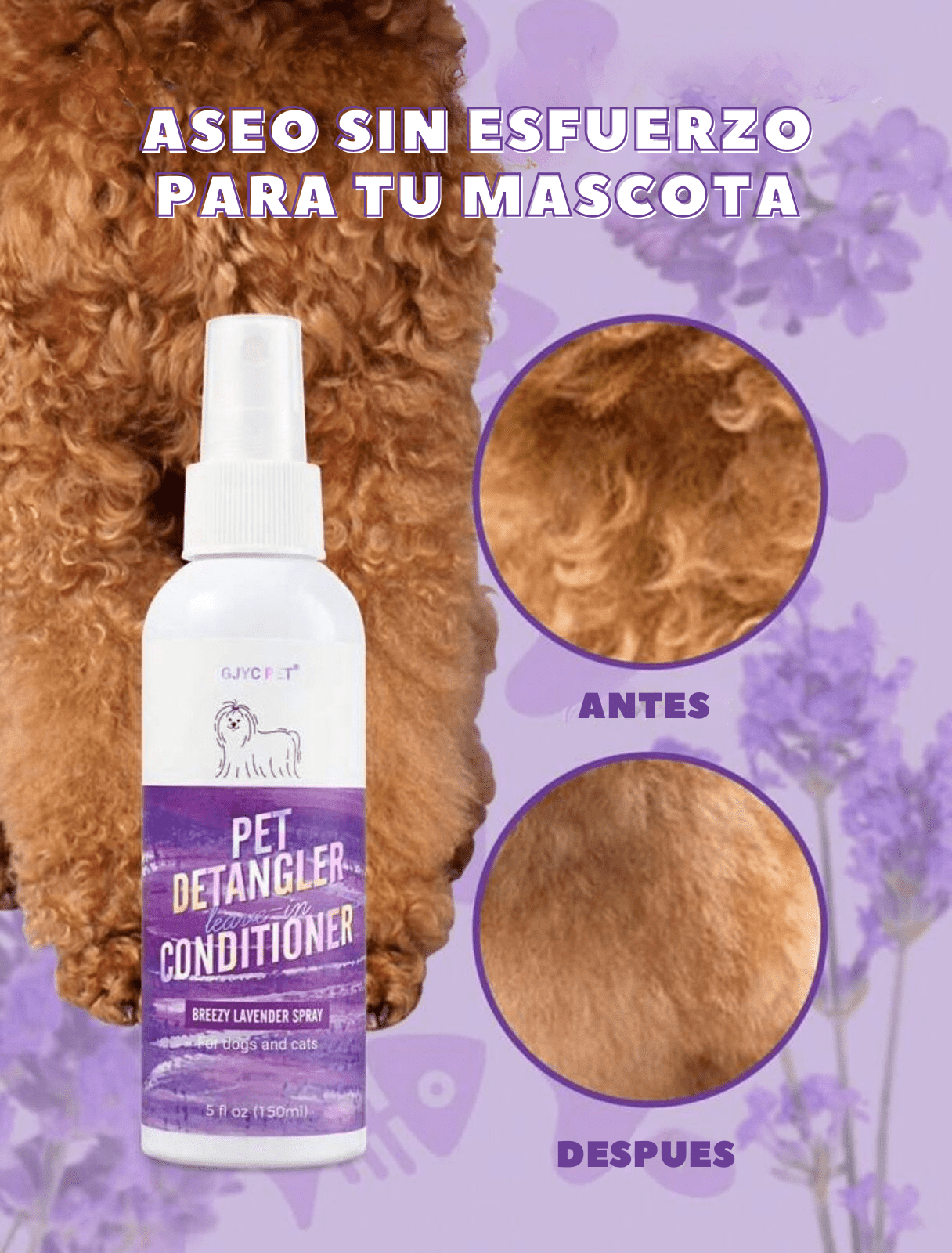 ACONDICIONADOR DE PELAJE PARA MASCOTAS🐶✨ PROMOCION 2X1😱