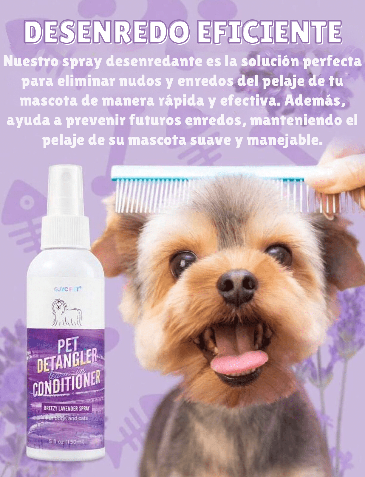 ACONDICIONADOR DE PELAJE PARA MASCOTAS🐶✨ PROMOCION 2X1😱
