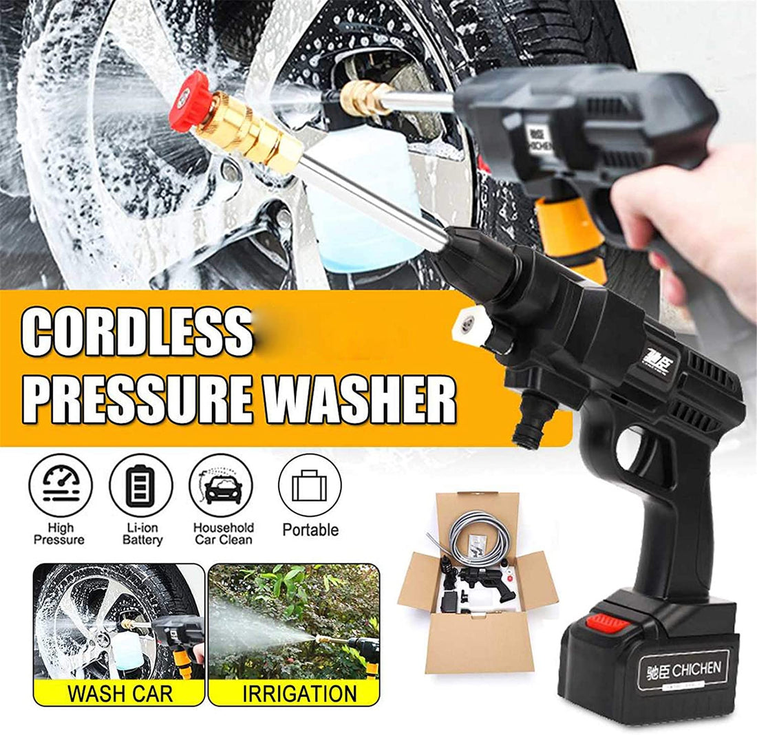 HIDROLAVADORA INALAMBRICA DE ALTA PRESION CON DOS BATERIAS + MALETIN GRATIS✨