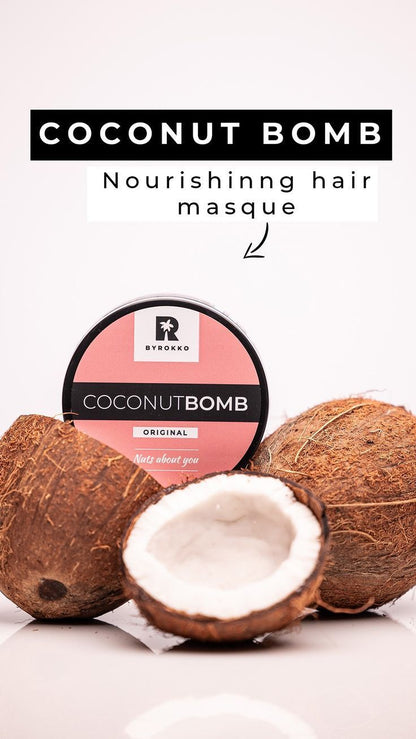 🥥Bomba de coco🥥 MASCARILLA CAPILAR NUTRITIVA (250g)😱