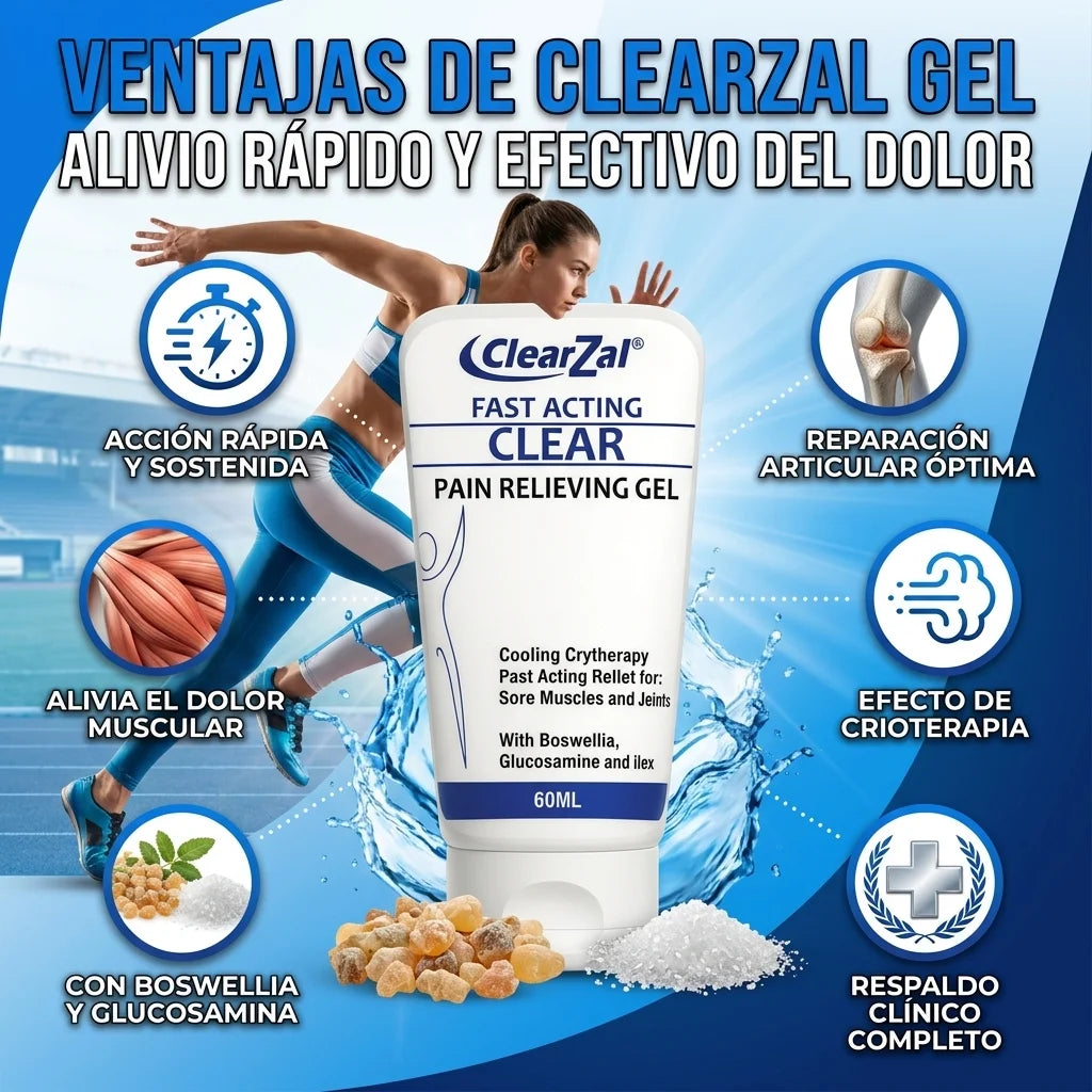 ClearZal Crema para dolores fuertes 2X1❄️⚡