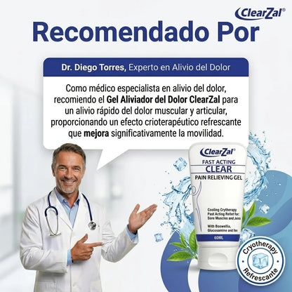 ClearZal Crema para dolores fuertes 2X1❄️⚡